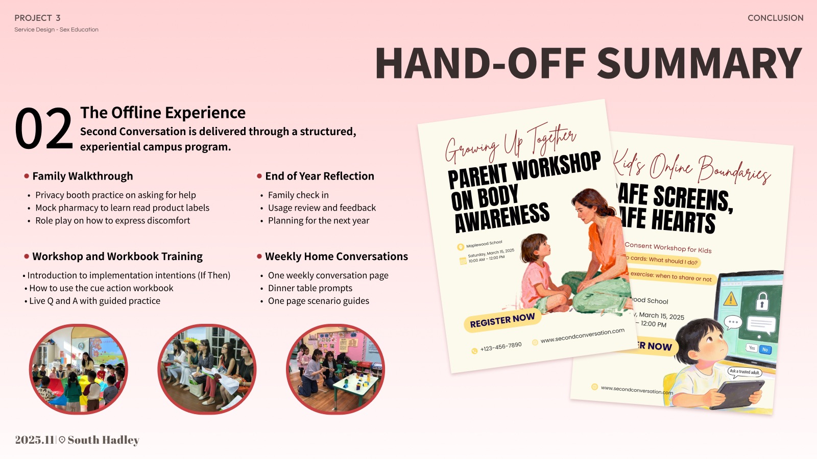 Offline program and workbook